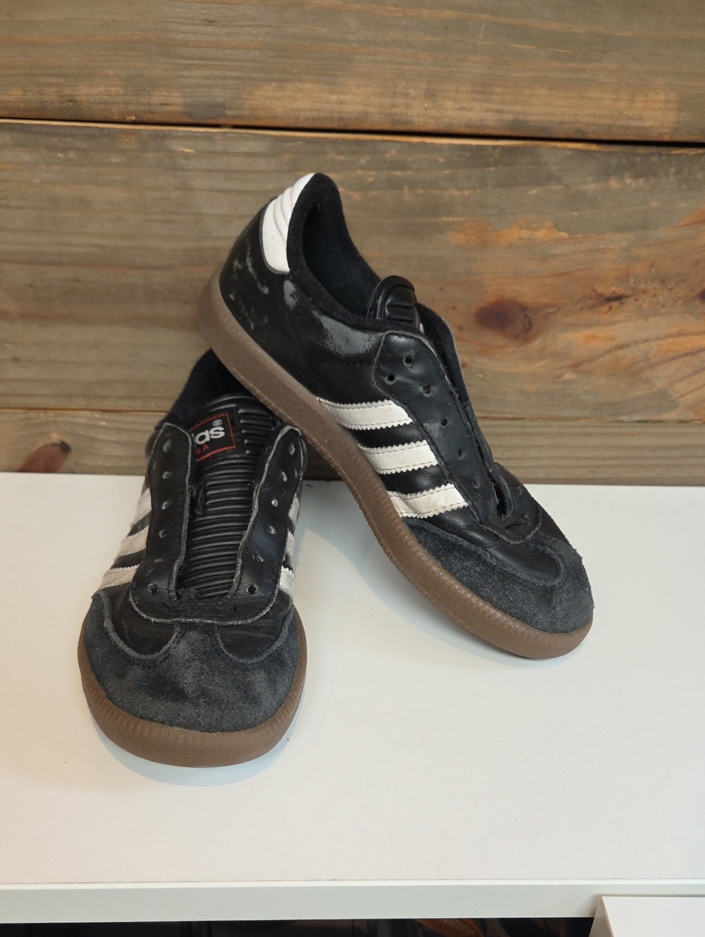 adidas Kids Black & White Samba